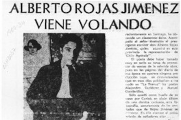 Alberto Rojas Jiménez viene volando  [artículo] Oscar Ramírez Merino.