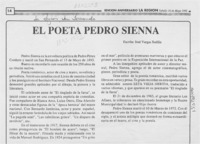 El poeta Pedro Sienna  [artículo] José Vargas Badilla.