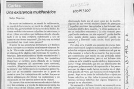 Una existencia multifacética  [artículo] Ronald Castillo R.