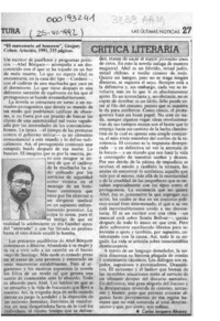 "El mercenario ad honorem"  [artículo]Carlos Jorquera Alvarez.