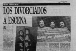 Los divorciados a escena  [artículo] Willy Nikiforos.
