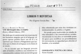 Libros y revistas  [artículo] Eugenio García Díaz.