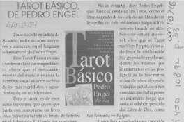 Tarot básico, de Pedro Engel  [artículo].