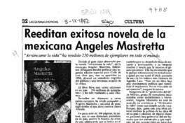 Reeditan exitosa novela de mexicana Angeles Mastretta  [artículo].