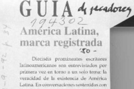 América Latina, marca registrada  [artículo].