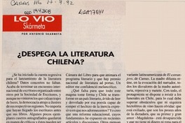 Despega la literatura chilena?