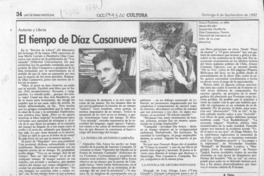 El tiempo de Díaz Casanueva  [artículo] Filebo.