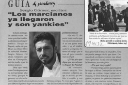 "Los marcianos ya llegaron y son yankies"  [artículo] Marcela Espíldora.