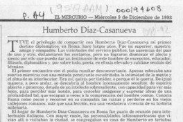 Humberto Díaz-Casanueva  [artículo] P. V. Ph.