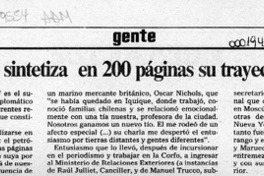 Carlos Valenzuela sintetiza en 200 páginas su trayectoria diplomática  [artículo].