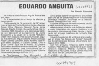Eduardo Anguita  [artículo] Ramón Riquelme.