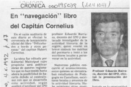 En "navegación" libro del capitán Cornelius  [artículo].