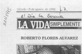Roberto Flores Alvarez  [artículo] Yair Carvajal J.