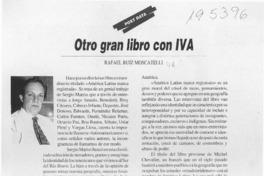 Otro gran libro con IVA  [artículo] Rafael Ruiz Moscatelli.