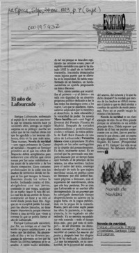 El año de Lafourcade  [artículo] Carlos Olivárez.