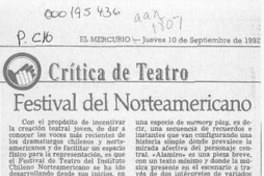 Festival del Norteamericano  [artículo] Carola Oyarzún L.