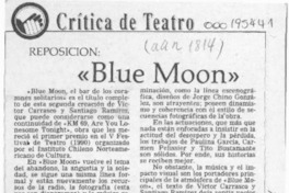 "Blue moon"  [artículo] Carola Oyarzún L.