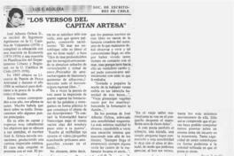 "Los versos del Capitán Artesa"  [artículo] Luis E.Aguilera.