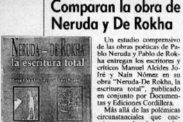 Comparan la obra de Neruda y De Rokha  [artículo].