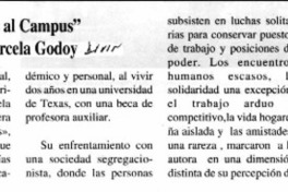 "Adiós al campus" de Marcela Godoy  [artículo].