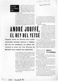 André Jouffé, el rey del yetsé  [artículo].