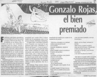Gonzalo Rojas, el bien premiado  [artículo] Jaime Valdivieso.