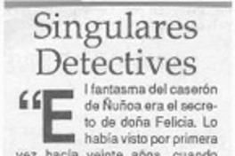 Singulares detectives  [artículo].