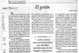El gotán  [artículo] Martín Ruiz.