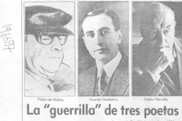 La "Guerrilla" de tres poetas