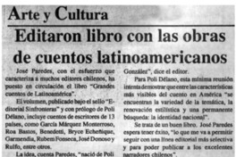 Editaron libro con las obras de cuentos latinoamericanos