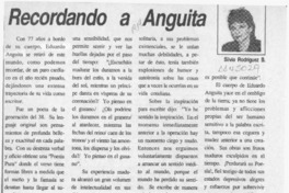 Recordando a Anguita  [artículo] Silvia Rodríguez B.