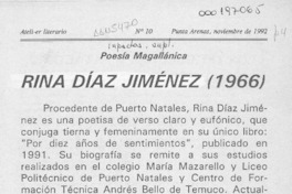 Rina Díaz Jiménez (1966)  [artículo].