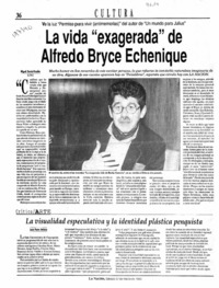 La vida "exagerada" de Alfredo Bryce Echenique  [artículo] Miguel García-Posadas.