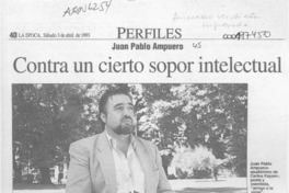 Contra un cierto sopor intelectual  [artículo] Aníbal Barrera.