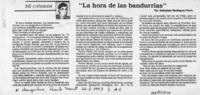"La hora de las bandurrias"  [artículo] Antonieta Rodríguez París.