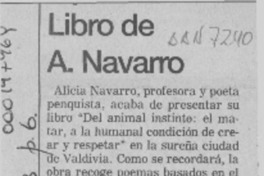Libro de A. Navarro  [artículo].