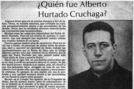 Quién fue Alberto Hurtado Cruchaga?