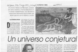 Un universo conjetural  [artículo] Luis Gutiérrez Infante.