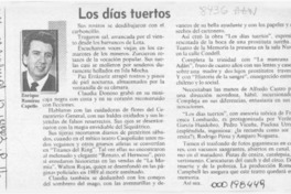 Los días tuertos  [artículo] Enrique Ramírez Capello.