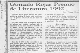 Gonzalo Rojas Premio de Literatura 1992