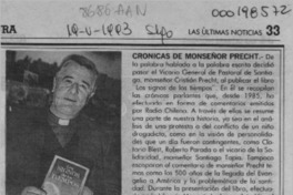 Crónica de Monseñor Precht  [artículo].