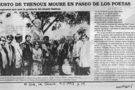 Busto de Thenoux Moure en paseo de los poetas  [artículo].