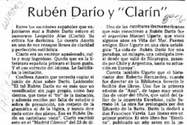 Rubén Darío  [artículo] Guillermo Arrieta Muñoz.