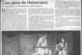 Con alma de Heiremans  [artículo] Carmen Mera O.