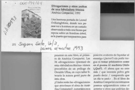 Divagaciones y otras yerbas de una fabuladora fémina  [artículo] Horacio Eloy.