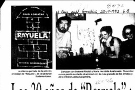 Los 30 años de "Rayuela", Cortázar sigue vivo y enamorado  [artículo] Julio Olaciregui.