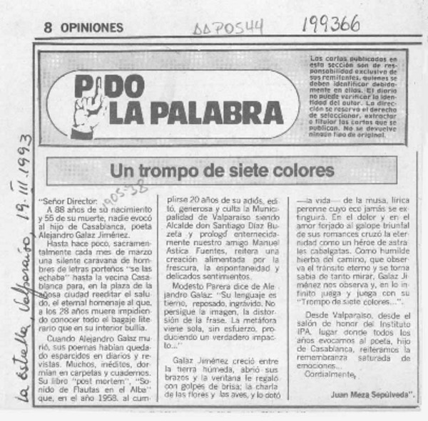 Un trompo de siete colores  [artículo] Juan Meza Sepúlveda.
