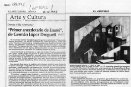 "Primer anecdotario de Enami", de Germán López Droguett  [artículo] Pedro Mardones Barrientos.