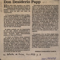 Don Desiderio Papp