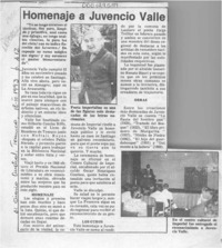 Homenaje a Juvencio Valle  [artículo].